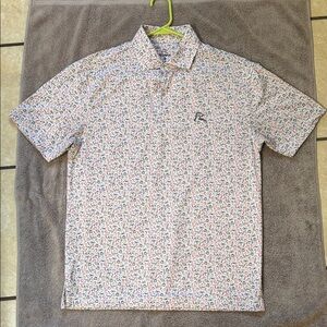 Men's Multicolor Patterned Polo Shirt